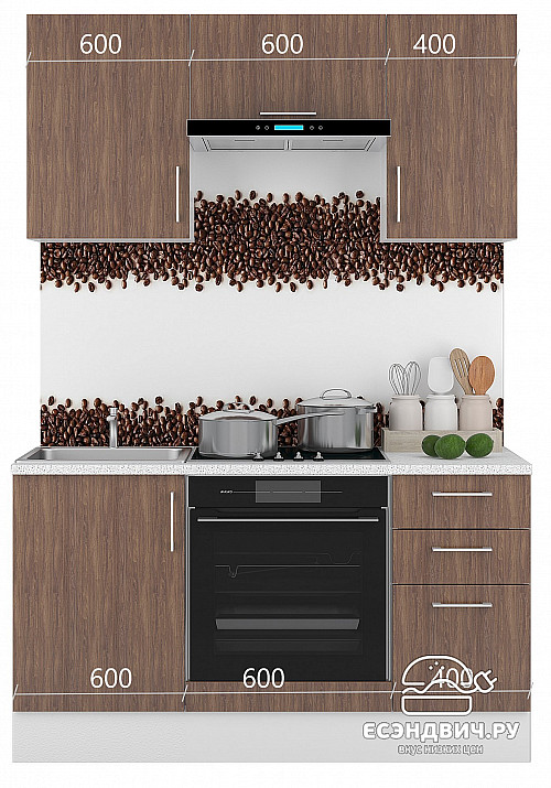 Тумба 40 (3ящ.) со столеш."Герда" (Морское Дерево) /Gnt/Ep/М21ст