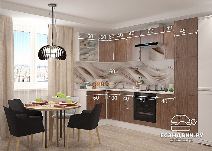 Тумба 80 (3ящ.) со столеш."Герда" (Морское Дерево) /Gnt/Ep/М23ст