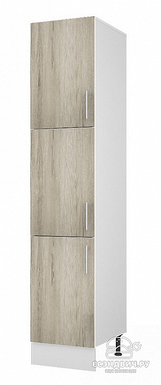 Пенал 45  "Герда" (Серый Крафт) /Gnt/Ep/М26