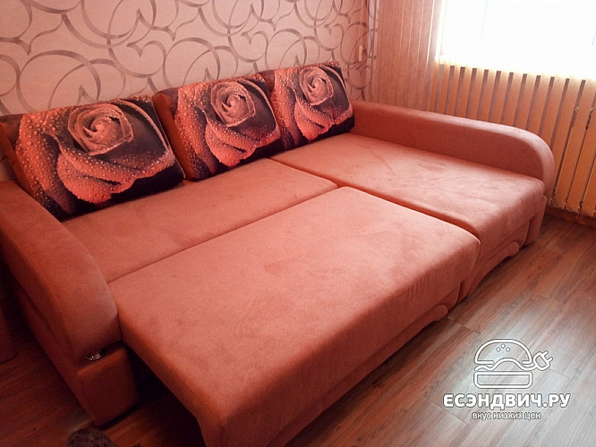 Диван угловой (универс.угол) Диего (Рогожка Alba Grafit/Велюр Atlanta Grey/Велюр Atlanta Grey (AT)/МДФ Венге