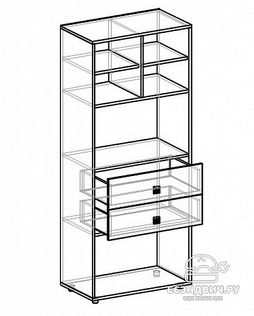 Детская 8 предм. "Дженни" (Сосна астрид/Лайм) D/J