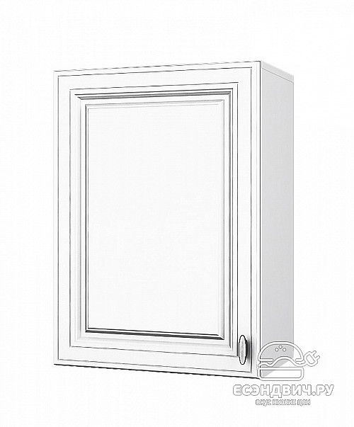 Шкаф 50 "Форд" (МДФ ) (Белый Софт) /Gnt/Ev/М3