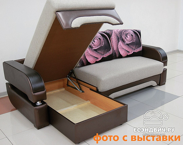 Диван угловой (универс.угол) Диего (Велюр Venus Beige (AT)/Велюр Venus Cocoa (AT)/Велюр Venus Cocoa (AT)/МДФ Венге