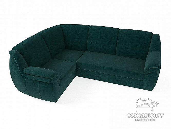 Диван угловой Дакота (Замша Sydney Atlantic (AT)