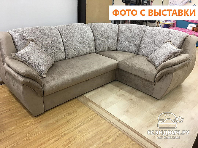 Диван угловой Дакота (Рогожка Garcia Lagoon (AT)