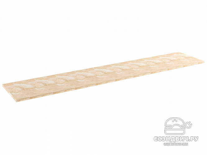 Столешница 3000 (без кромки) "Йорк" (Мрамор бежевый) /DSV