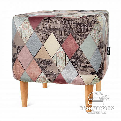 Банкетка квадро "Эмбер" (MARO INCANTO/Бук) -Arb/Аз