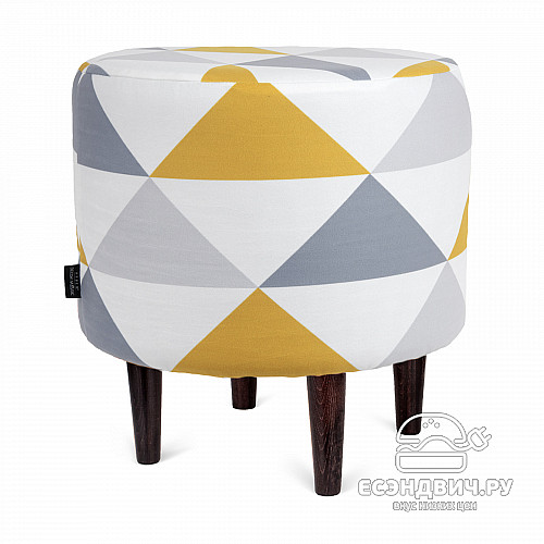 Банкетка круглая "Эмбер" (LINE OTTO/Венге) -Arb/Сп