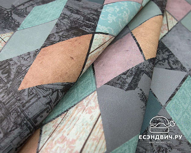 Банкетка круглая "Эмбер" (MARO MOTIVE/Венге) -Arb/Сп