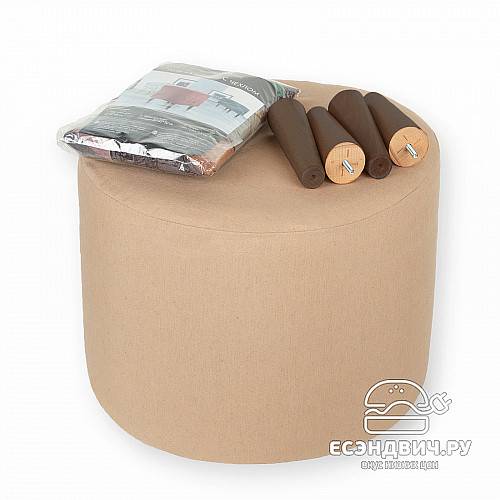 Банкетка круглая "Эмбер" (MARO MOTIVE/Венге) -Arb/Сп