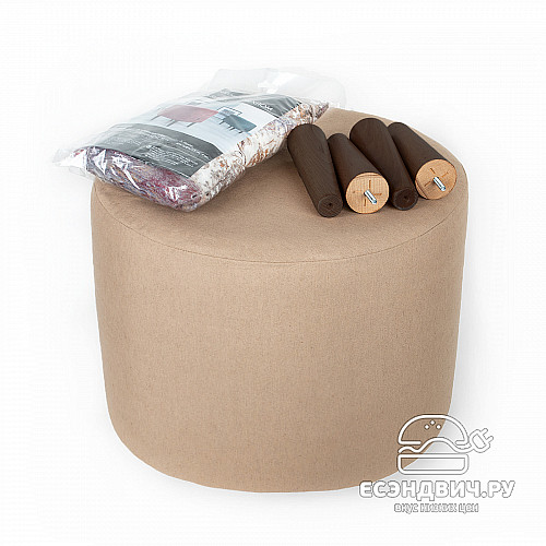 Банкетка круглая "Эмбер" (MARO VERDI/Венге) -Arb/Сп