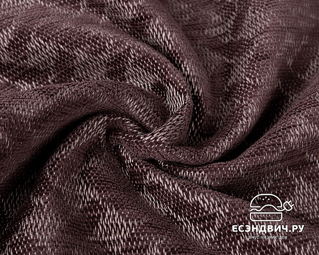 Банкетка круглая "Эмбер" (ZOOM CROSS CHOCOLATE/Венге) -Arb/Сп