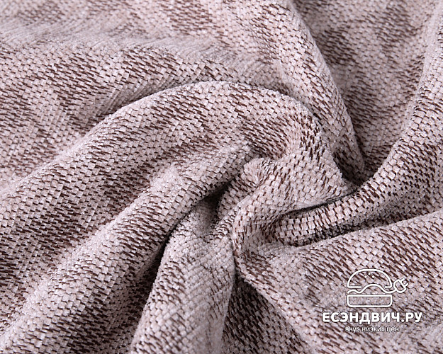 Банкетка круглая "Эмбер" (ZOOM CROSS COCOA/Венге) -Arb/Сп