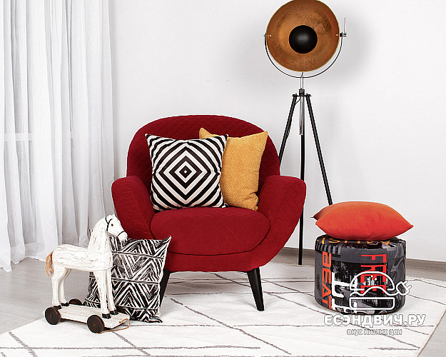 Пуф "Эмбер" (MUSIC GRAFIT) -Arb/Пл