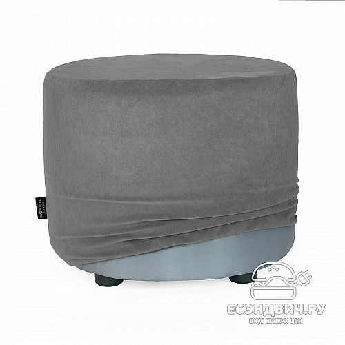 Пуф "Эмбер" (ULTRA GREY) -Arb/Пл
