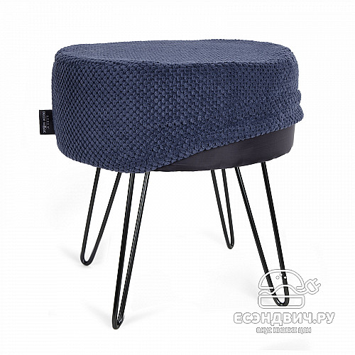 Банкетка ferro "Эмбер" (CITUS DENIM/Металл черный) -Arb/Мт