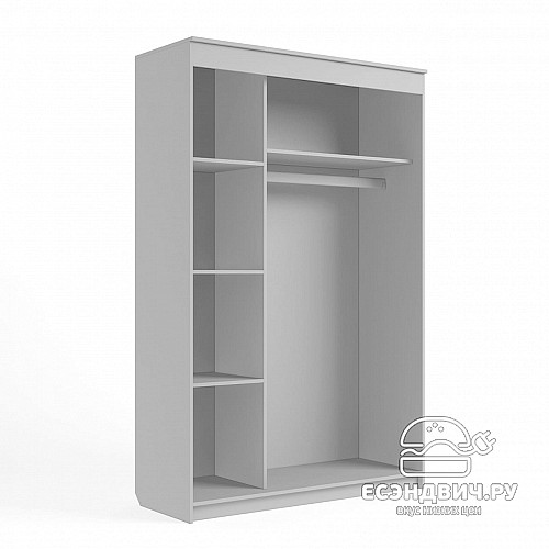 Шкаф-купе 1,3 "Лаворо" (Анкор тёмный/Анкор тёмный) D