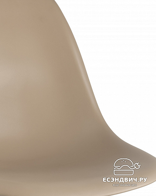 Стул eames "Дэнвер" (Пластик Бежевый/Дерево)/SG/DSW