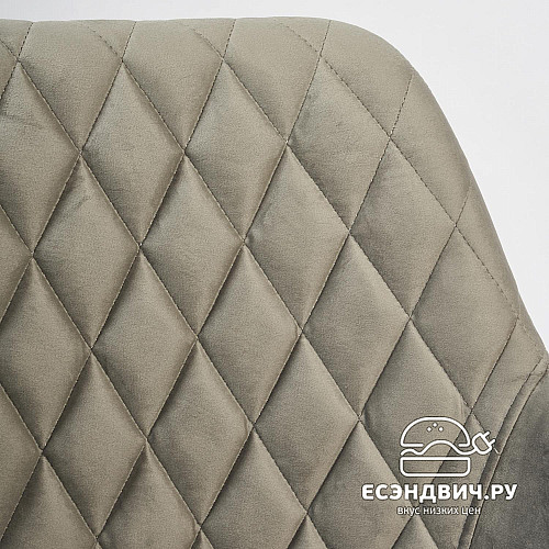 Кресло "Беата" (Велюр Серый/Металл Черный) Tch/14318