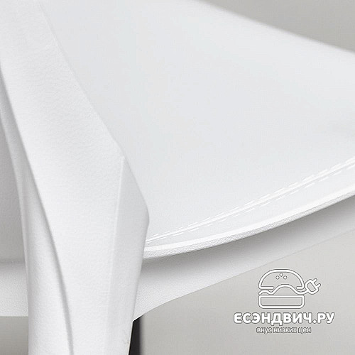 Стул "Симпл" (Пластик Белый/Металл Черный) Tch/12829