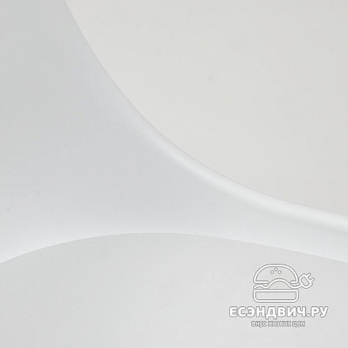 Стул iron "Дэнвер" (Пластик Белый/Экокожа Белая/Металл Хром) Tch/13647