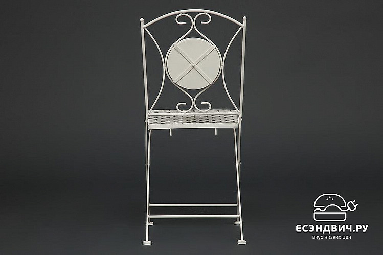 Стул складной mosaic "Патио" (Металл Слоновая кость/Мозаика Звезда) Tch/10651