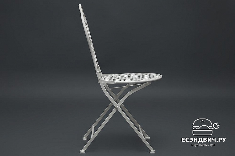 Стул складной S "Патио" (Металл Слоновая кость) Tch/10255