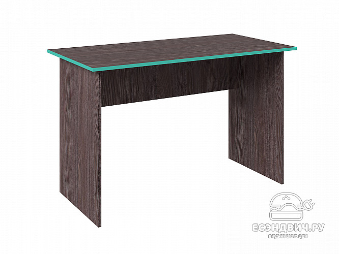 Стол письменный  1,2 "Лаворо" (Анкор тёмный/Аква) D_Akr