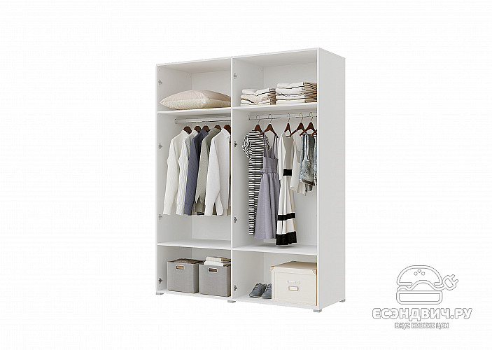 Полки больш.для шкафа  1,2/1,6/2,0 "Balance" (Белый) /Gnt