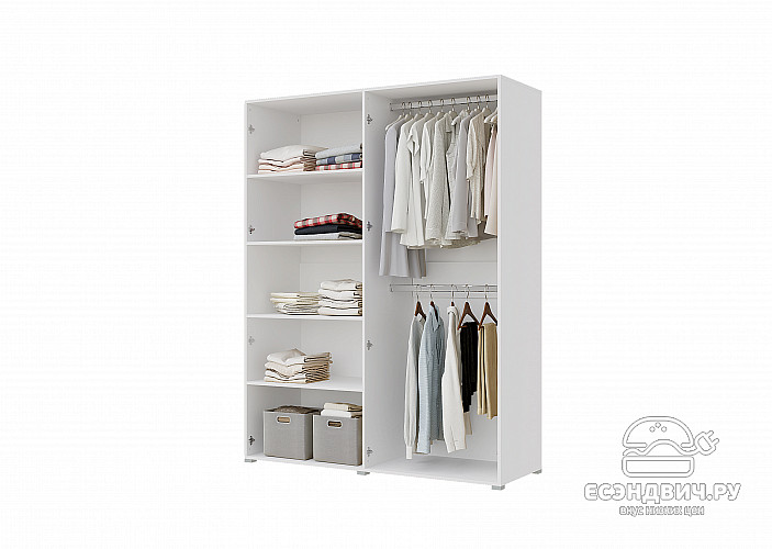 Полки больш.для шкафа  1,2/1,6/2,0 "Balance" (Белый) /Gnt