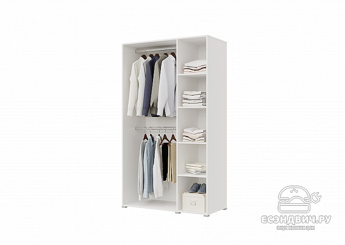 Полки мал.для шкафа 1,35 "Balance" (Белый) /Gnt