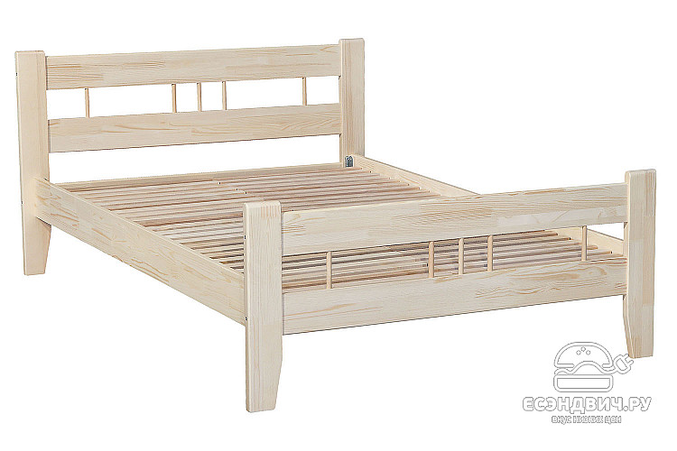 Кровать 900 plus "Форест" (Массив дерева)/Эл