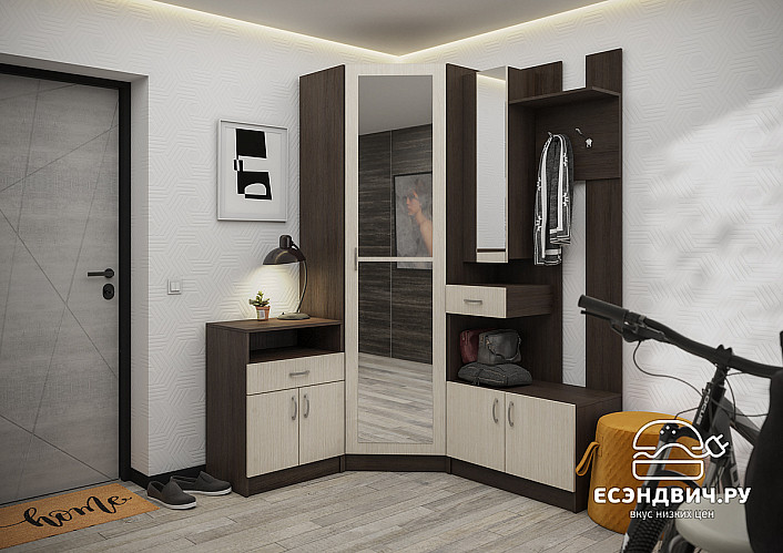 Тумба "Беверли" (Венге/Дуб белфорд) EsandwichИЦТБ-1