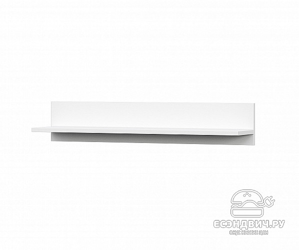 Полка 90*17*18 "Atlas" (Белый текстурный) SV/Tk