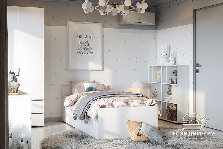 Детская 7 предм."Atlas" (Белый Текстурный) SV/Tk2