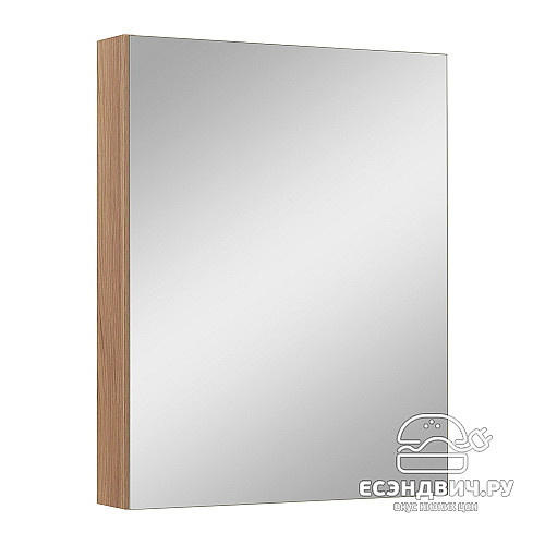 Шкаф 0,5 навесной "Линда"(Дуб серый/Зеркало)-Rn/Ld