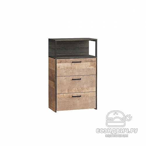 Комод "Тэйлор"(Дуб Гранж Песочный/Интра)/Mb/Trv_13.307.02N
