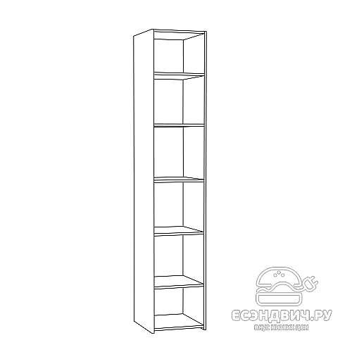 Пенал 0,43 "Амелия"(Шёлковый камень)/Mb/Aml_08.49