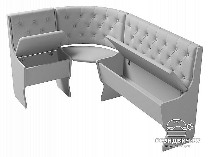 Кухонный уголок bravo "Оливьер" (Дуб сонома/Рогожка Savana Camel (AT)) -G/Л3