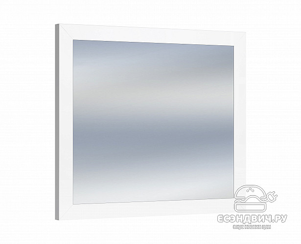 Зеркало "Лилиан" (Белый) -Kr/Mrs