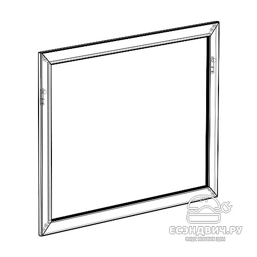 Зеркало "Маргарет" (Сатин) -Kr/Kpr