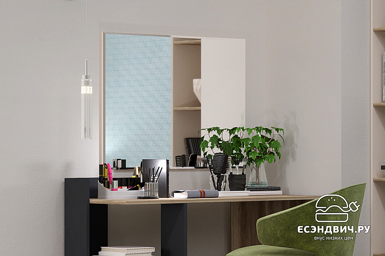 Зеркало "Эдвин" (Сатин) -Kr/Ts