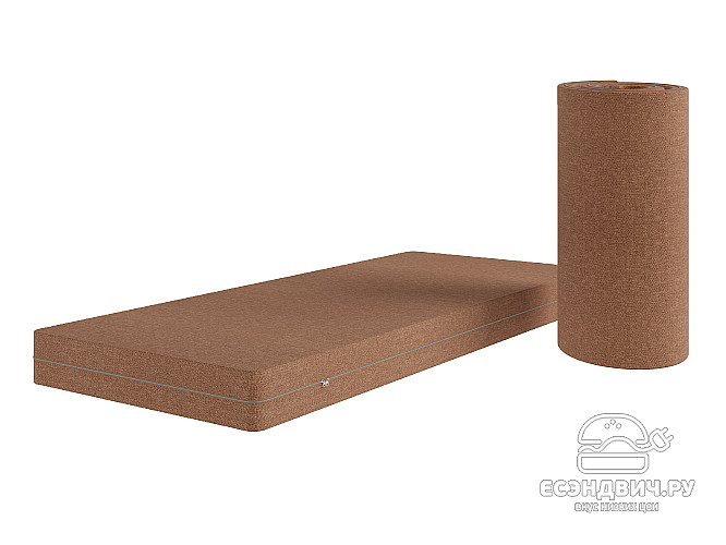 Матрац с чехлом 80*190*10 "Лаворо" (ППУ) (Рогожка Bahama Hazel (AT))