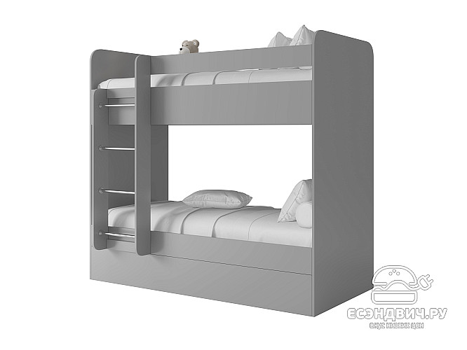 Кровать двухъярусная "Лаворо" (Анкор светлый/Анкор светлый) D