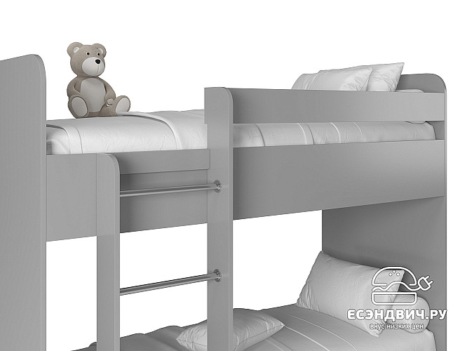 Кровать двухъярусная  "Лаворо"  (Орех итальянский) EsandwichАМ