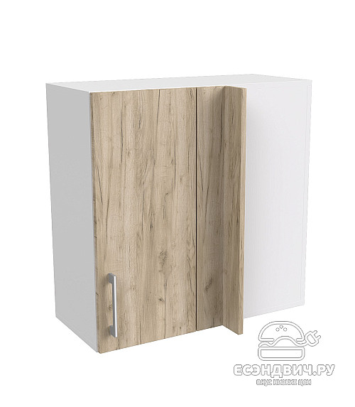 Шкаф угл.70*30 "Герда" (Серый Крафт) /Gnt/Ep/М50