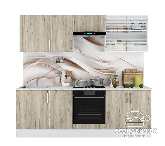 Шкаф угл.70*30 "Герда" (Серый Крафт) /Gnt/Ep/М50