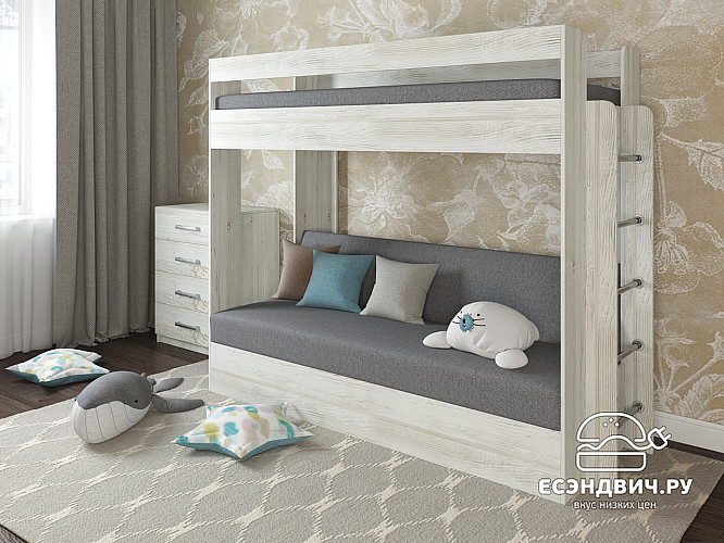 Чехол для матраца "Лаворо"  80*190*20 (Рогожка Savana Grey (AT))