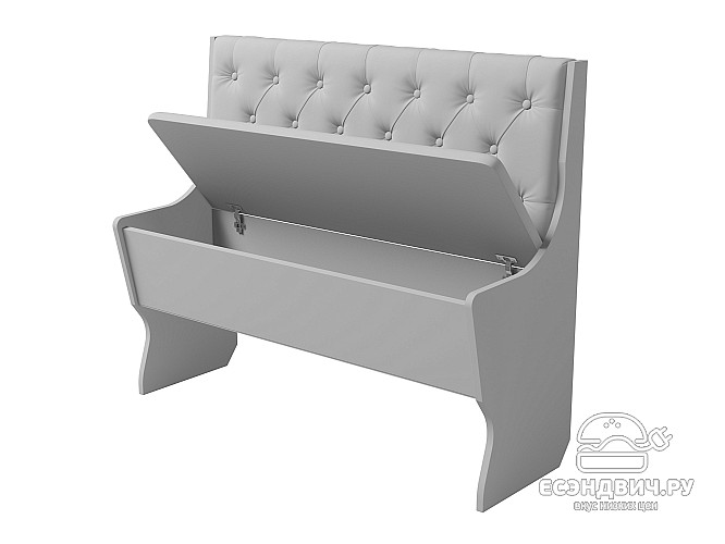 Диван  bravo "Оливьер" (Дуб сонома/Кожзам Mango 5 sand (Bt)) -G/Л3