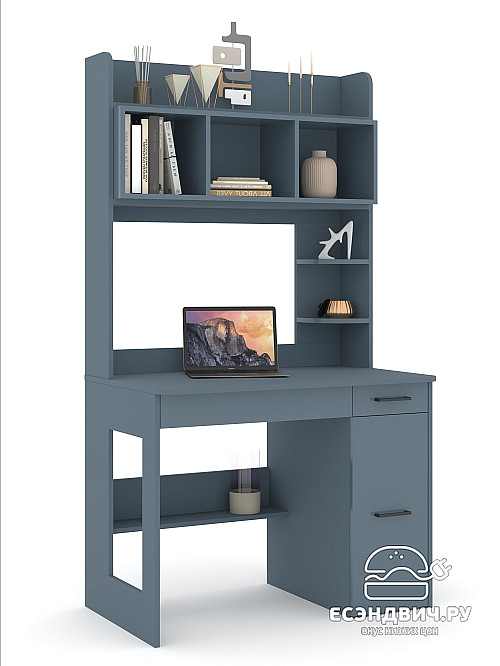 Стол письменный 1,0х1,8 прав.art "Лаворо" (Маренго / Маренго) /1795